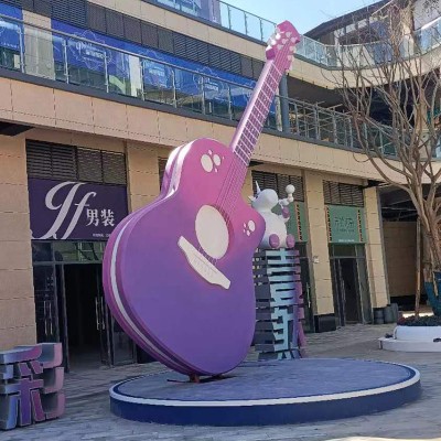 网红打卡小提琴改造型雕塑景区引流艺术景观摆件