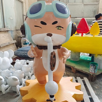 玻璃钢艺术造型雕塑小区公园景观摆件