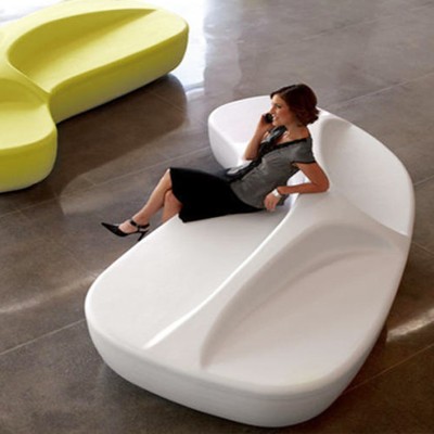 玻璃钢四人位沙发座椅美陈艺术景观坐凳