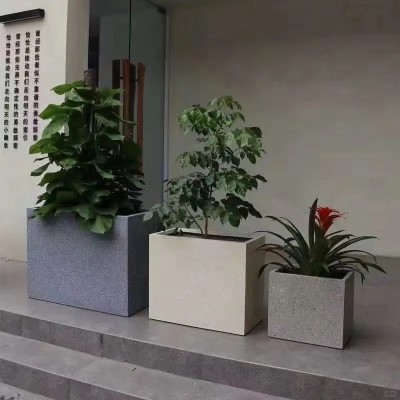 GRC混凝土花箱UHPC景观户外花盆