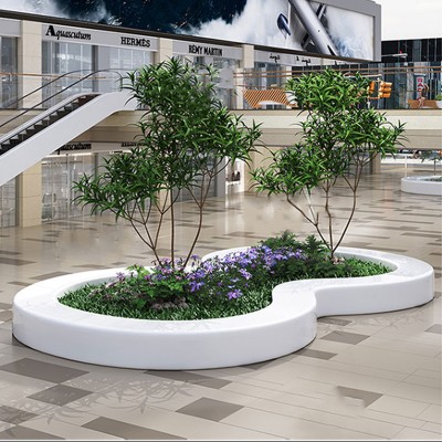 UHPC异形树池GRC混凝土景观花池坐凳