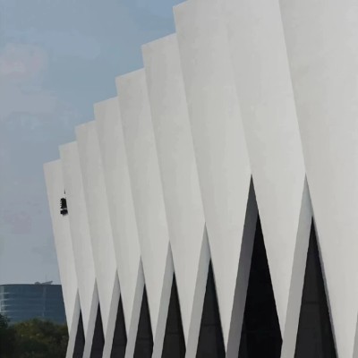 GRC混凝土异形幕墙构件创意UHPC线条