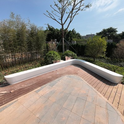 GRC混凝土坐凳UHPC户外广场景观小区学校座椅