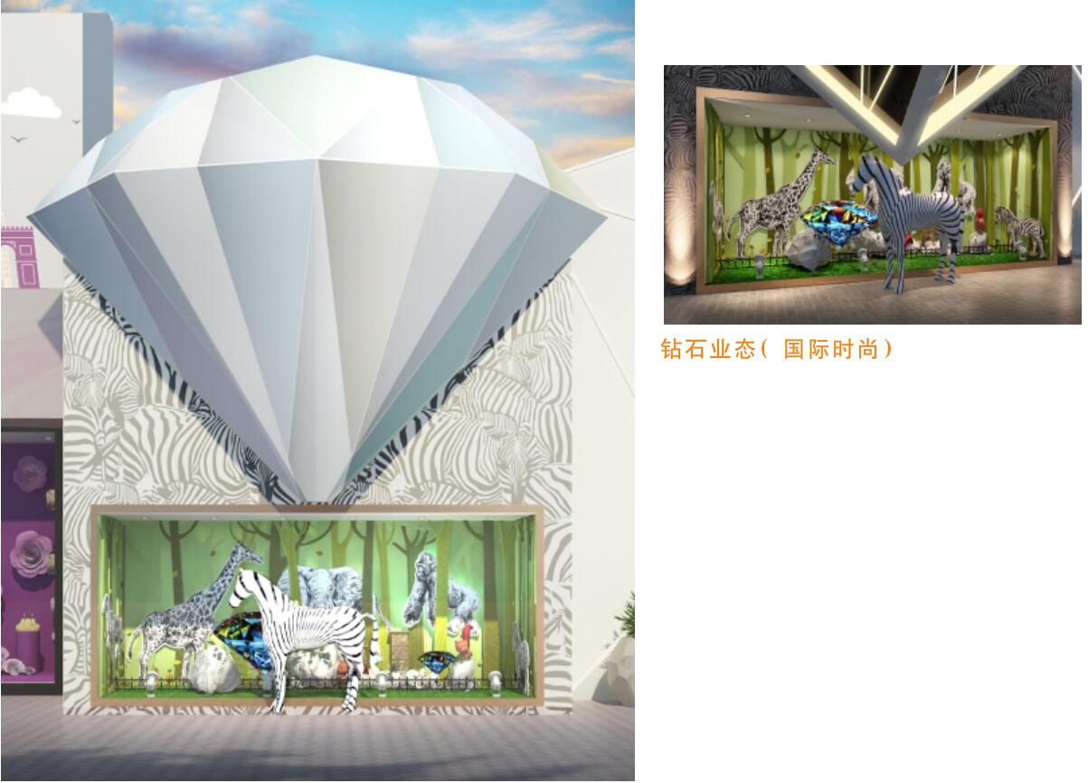 云南彩云之南商业综合体商业街购物广场美陈 云南彩云之南商业综合体商业街购物广场美陈