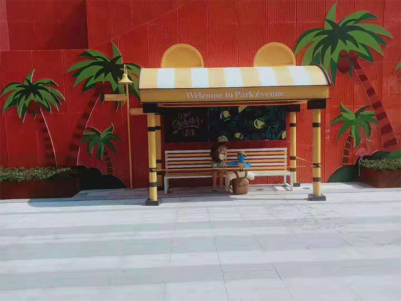 万泰公园大道户外广场街区商业美陈 万泰公园大道户外广场街区商业美陈
