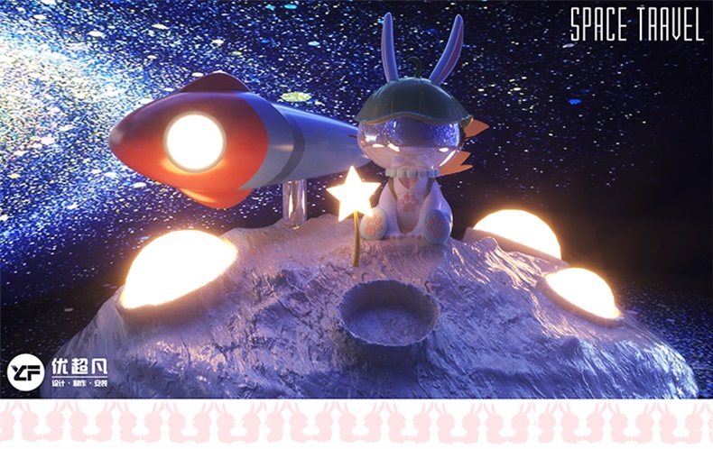 原创IP荷塘月兔商场美陈DP点 原创IP荷塘月兔商场美陈DP点