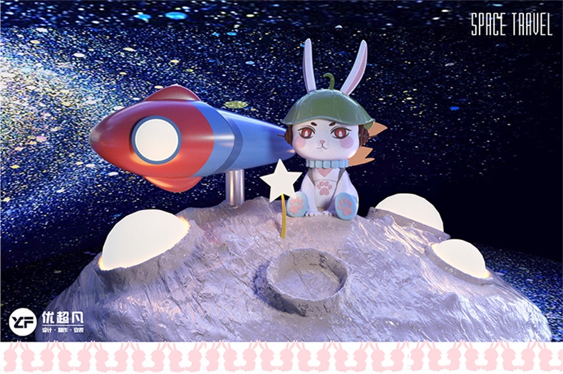 原创IP荷塘月兔商场美陈DP点 原创IP荷塘月兔商场美陈DP点