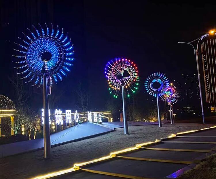 风动不锈钢雕塑网红游乐互动美陈设备 风动不锈钢雕塑网红游乐互动美陈设备