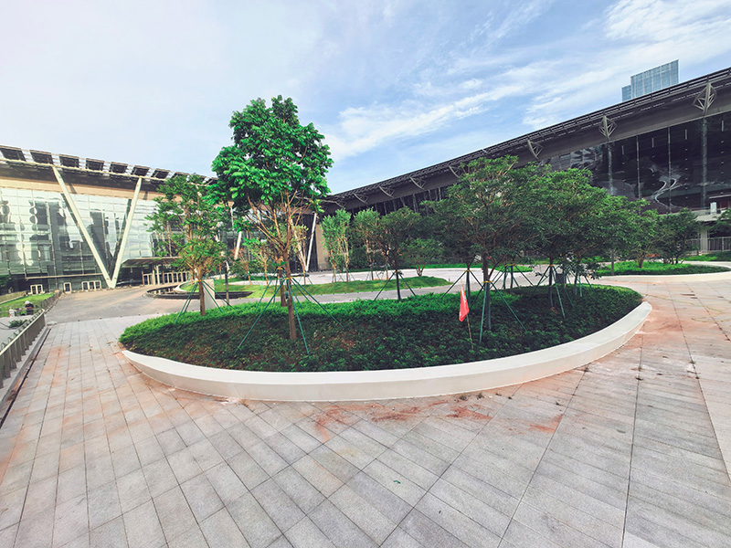 GRC混凝土长条坐凳学校景观树池坐凳 GRC混凝土长条坐凳学校景观树池坐凳