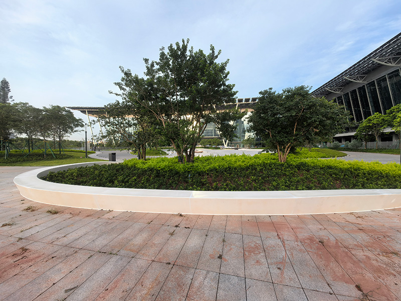 GRC混凝土长条坐凳学校景观树池坐凳 GRC混凝土长条坐凳学校景观树池坐凳