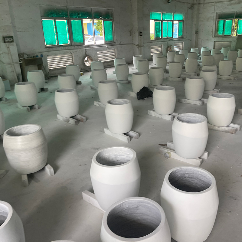 GRC混凝土花盆UHPC景观花钵花箱 GRC混凝土花盆UHPC景观花钵花箱