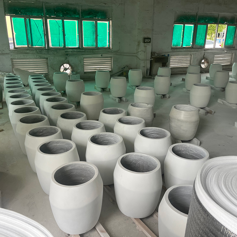 GRC混凝土花盆UHPC景观花钵花箱 GRC混凝土花盆UHPC景观花钵花箱