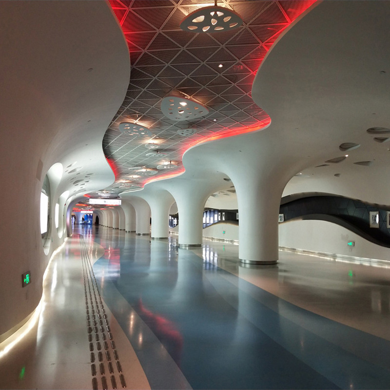 GRG石膏吊顶酒店商场天花装饰造型构件 GRG石膏吊顶酒店商场天花装饰造型构件